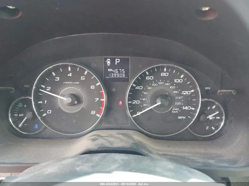 2012 SUBARU OUTBACK 2.5I PREMIUM