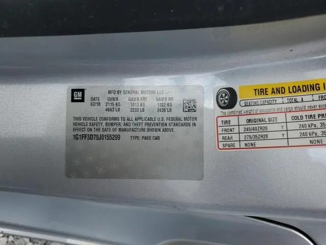 2018 CHEVROLET CAMARO SS