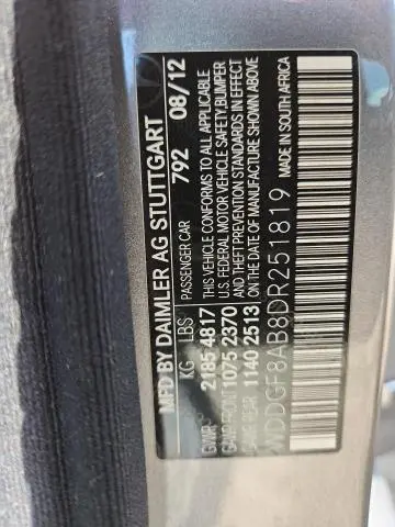 2013 MERCEDES-BENZ C 300 4MATIC  