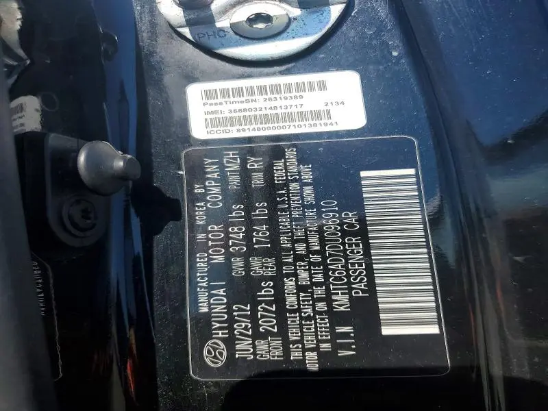 2013 HYUNDAI VELOSTER BASE  