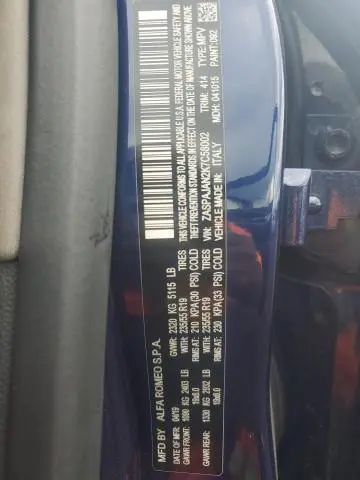 2019 ALFA ROMEO STELVIO   