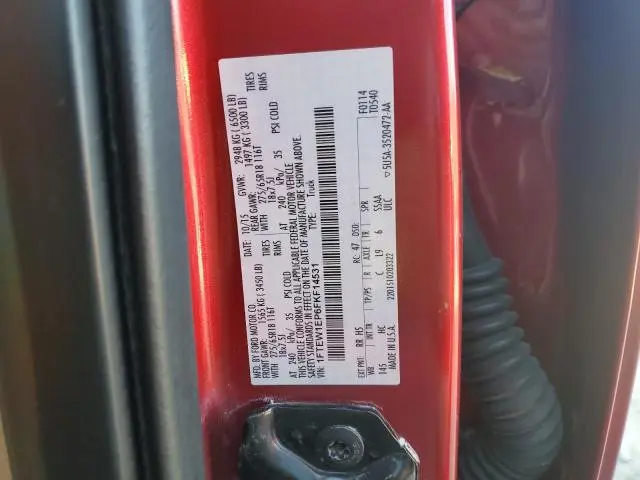 2015 FORD F150 SUPERCREW  