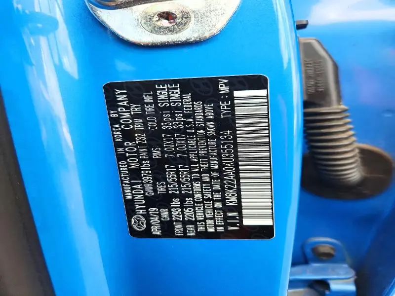 2019 HYUNDAI KONA SEL  