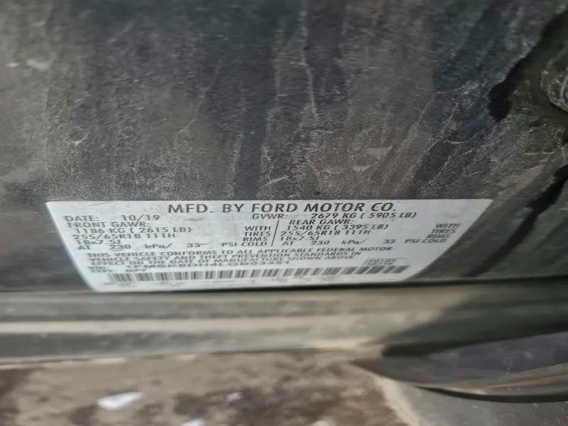 2020 FORD EXPLORER XLT  