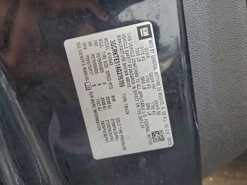 2010 CHEVROLET SILVERADO K1500 LTZ  