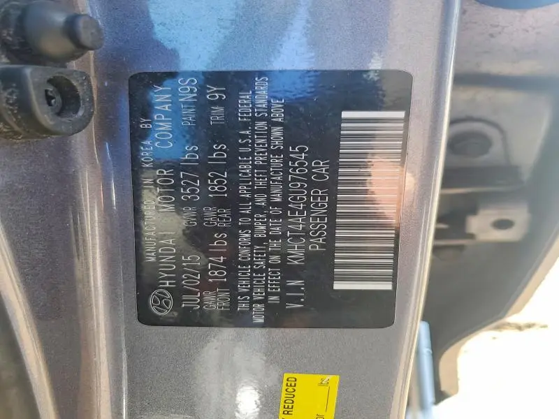 2016 HYUNDAI ACCENT SE  