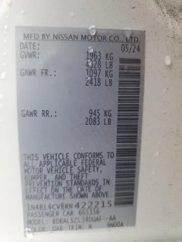 2024 NISSAN ALTIMA SR  