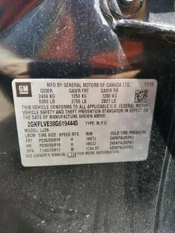 2016 GMC TERRAIN DENALI  