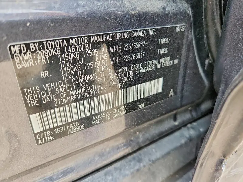2024 TOYOTA RAV4 XLE  