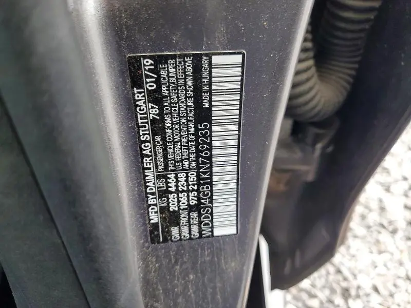 2019 MERCEDES-BENZ CLA 250 4MATIC  