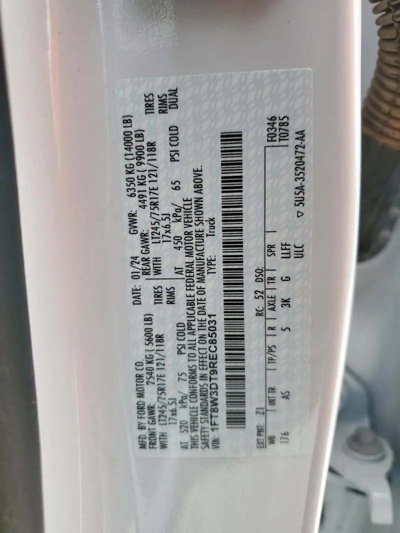 2024 FORD F350 SUPER DUTY  