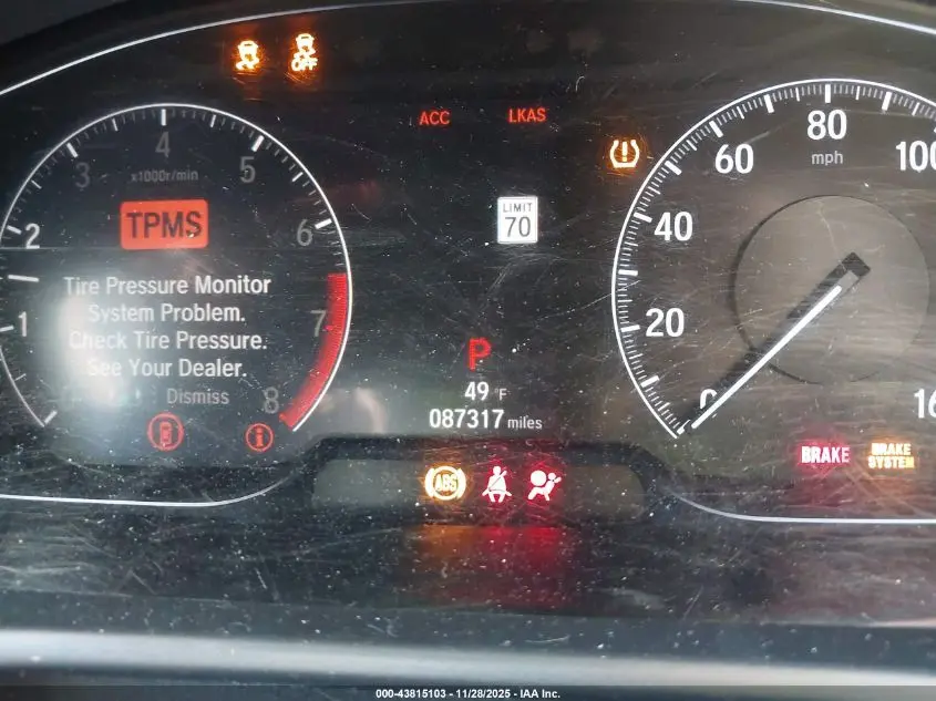 2020 HONDA ACCORD LX