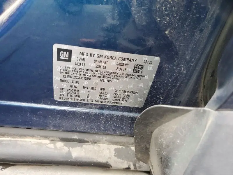 2020 BUICK ENCORE GX SELECT  