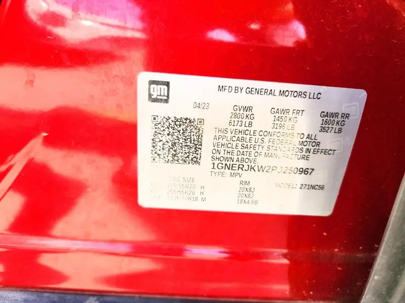 2023 CHEVROLET TRAVERSE RS  