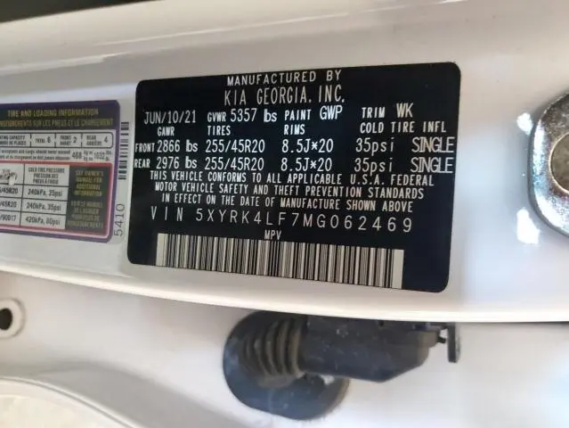 2021 KIA SORENTO SX  
