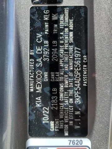 2023 KIA FORTE GT LINE  