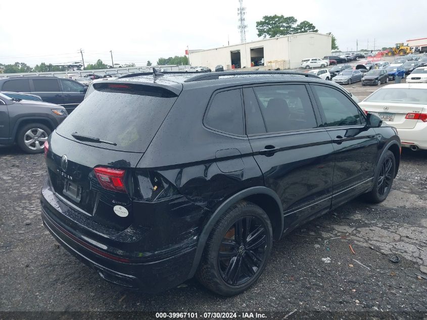 2022 VOLKSWAGEN TIGUAN 2.0T SE R-LINE BLACK