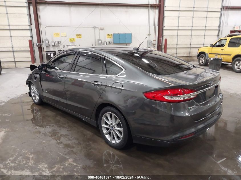 2017 FORD FUSION ENERGI SE LUXURY