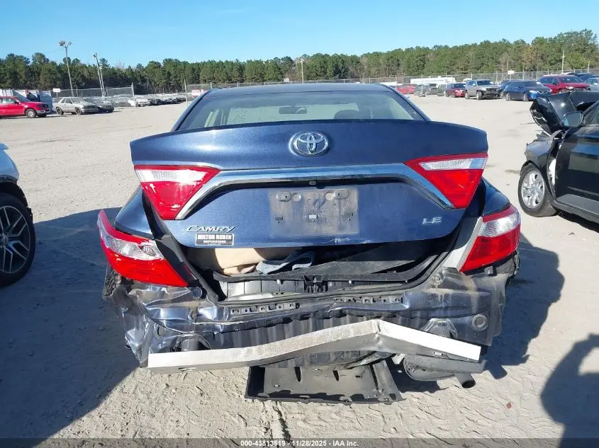 2016 TOYOTA CAMRY LE