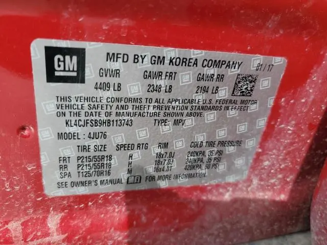 2017 BUICK ENCORE PREFERRED II  