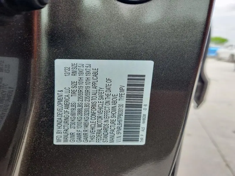 2023 HONDA ODYSSEY ELITE  
