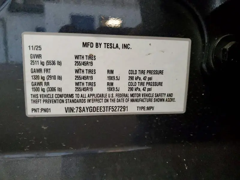 2026 TESLA MODEL Y   