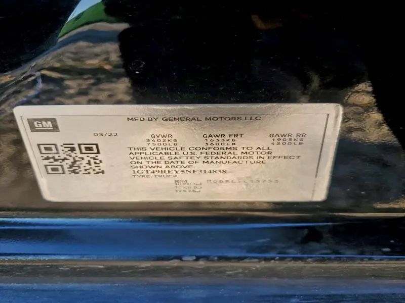 2022 GMC SIERRA K2500 AT4  