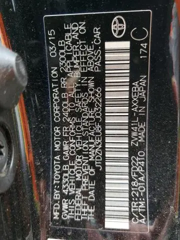 2015 TOYOTA PRIUS V   