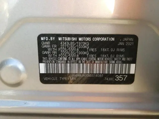 2021 MITSUBISHI OUTLANDER SPORT ES