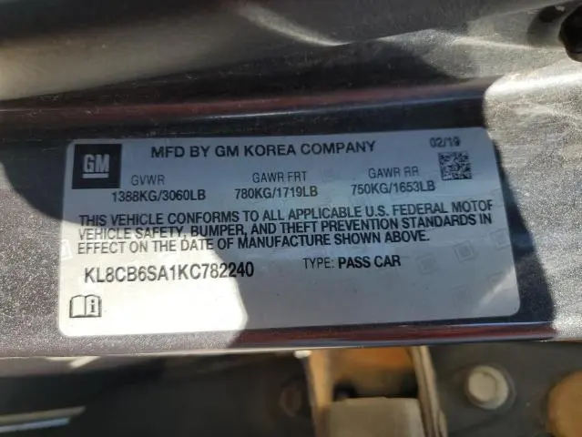 2019 CHEVROLET SPARK LS  