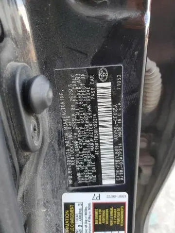 2016 TOYOTA CAMRY HYBRID  