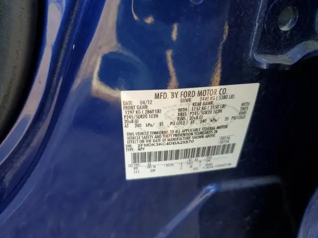 2013 FORD EDGE LIMITED  