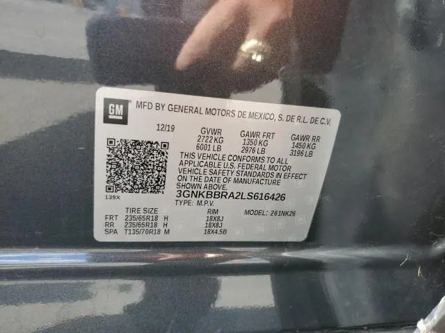 2020 CHEVROLET BLAZER 1LT  