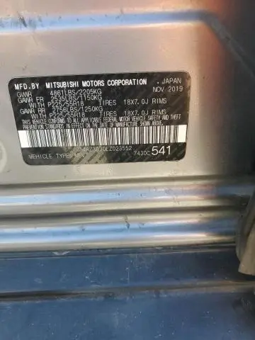 2020 MITSUBISHI OUTLANDER SE  