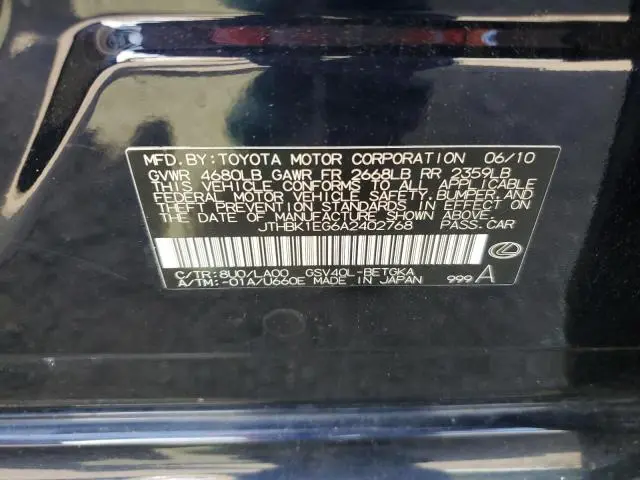 2010 LEXUS ES 350  