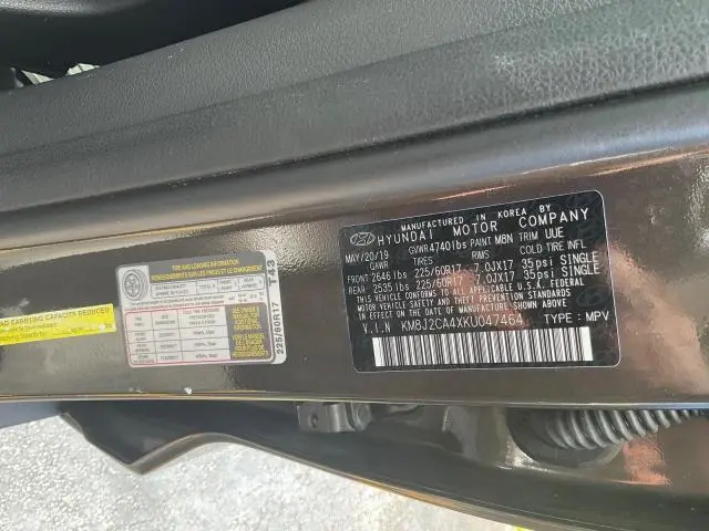 2019 HYUNDAI TUCSON SE  