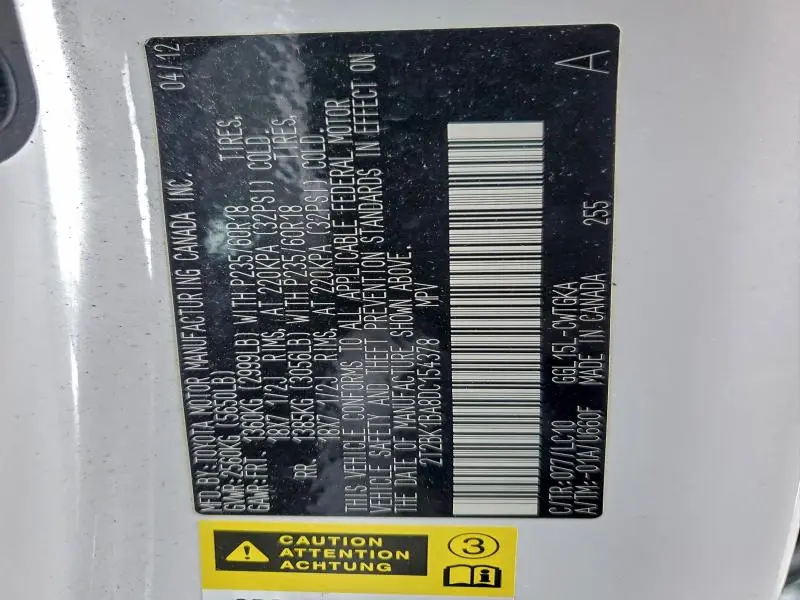 2013 LEXUS RX 350 BASE  