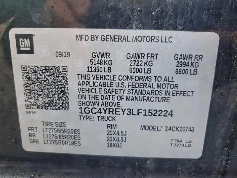 2020 CHEVROLET SILVERADO K2500 HIGH COUNTRY  