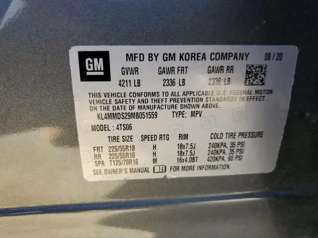 2021 BUICK ENCORE GX SELECT