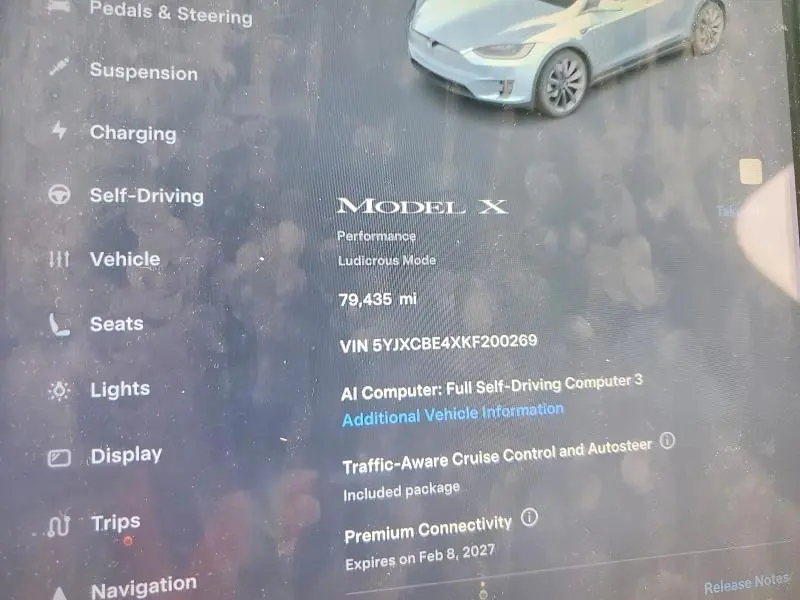 2019 TESLA MODEL X   