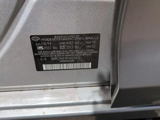2015 HYUNDAI SONATA SE  
