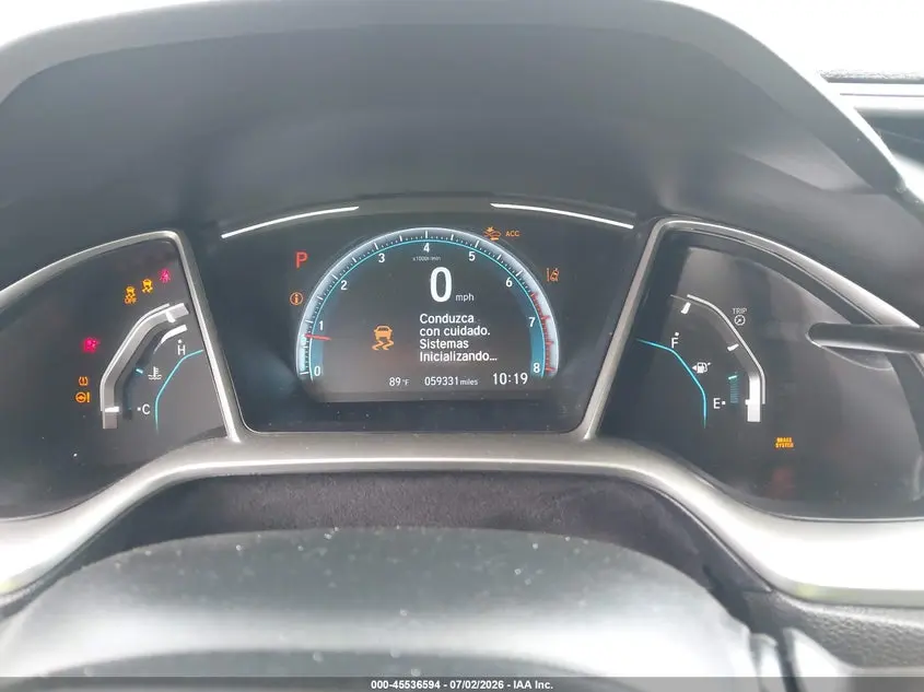 2020 HONDA CIVIC EX