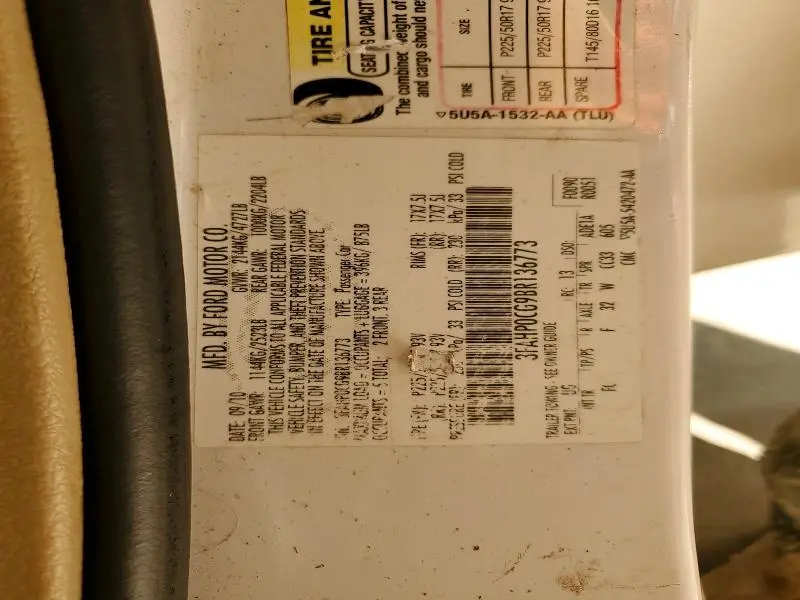 2011 FORD FUSION SEL  