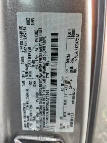 2013 FORD ESCAPE TITANIUM  