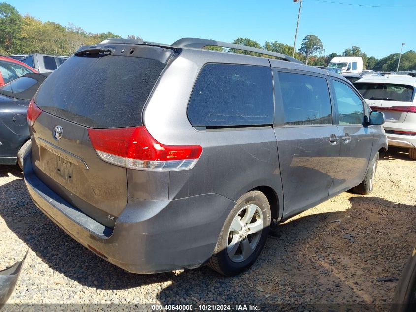 2014 TOYOTA SIENNA LE V6 8 PASSENGER