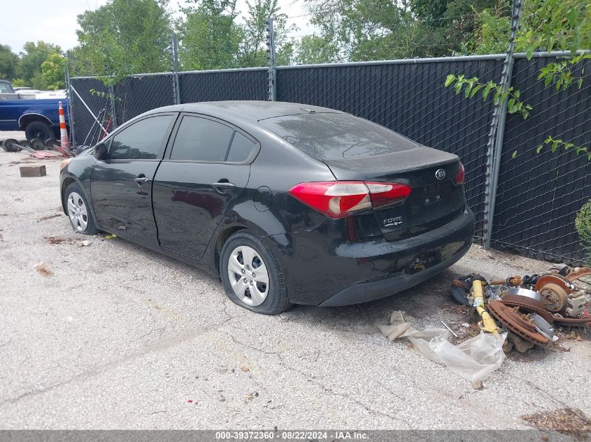 2016 KIA FORTE LX