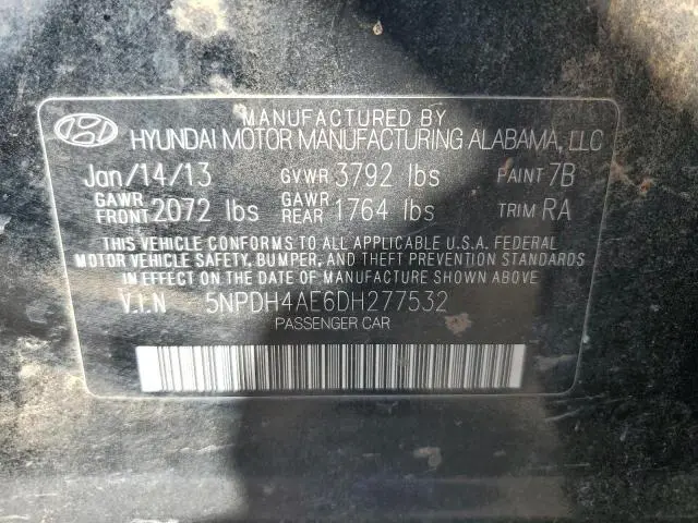 2013 HYUNDAI ELANTRA GLS