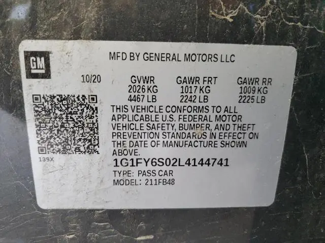 2020 CHEVROLET BOLT EV LT