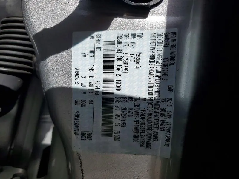 2015 FORD FOCUS SE  
