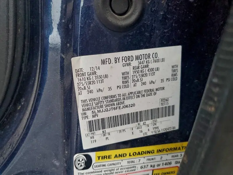 2015 LINCOLN NAVIGATOR   